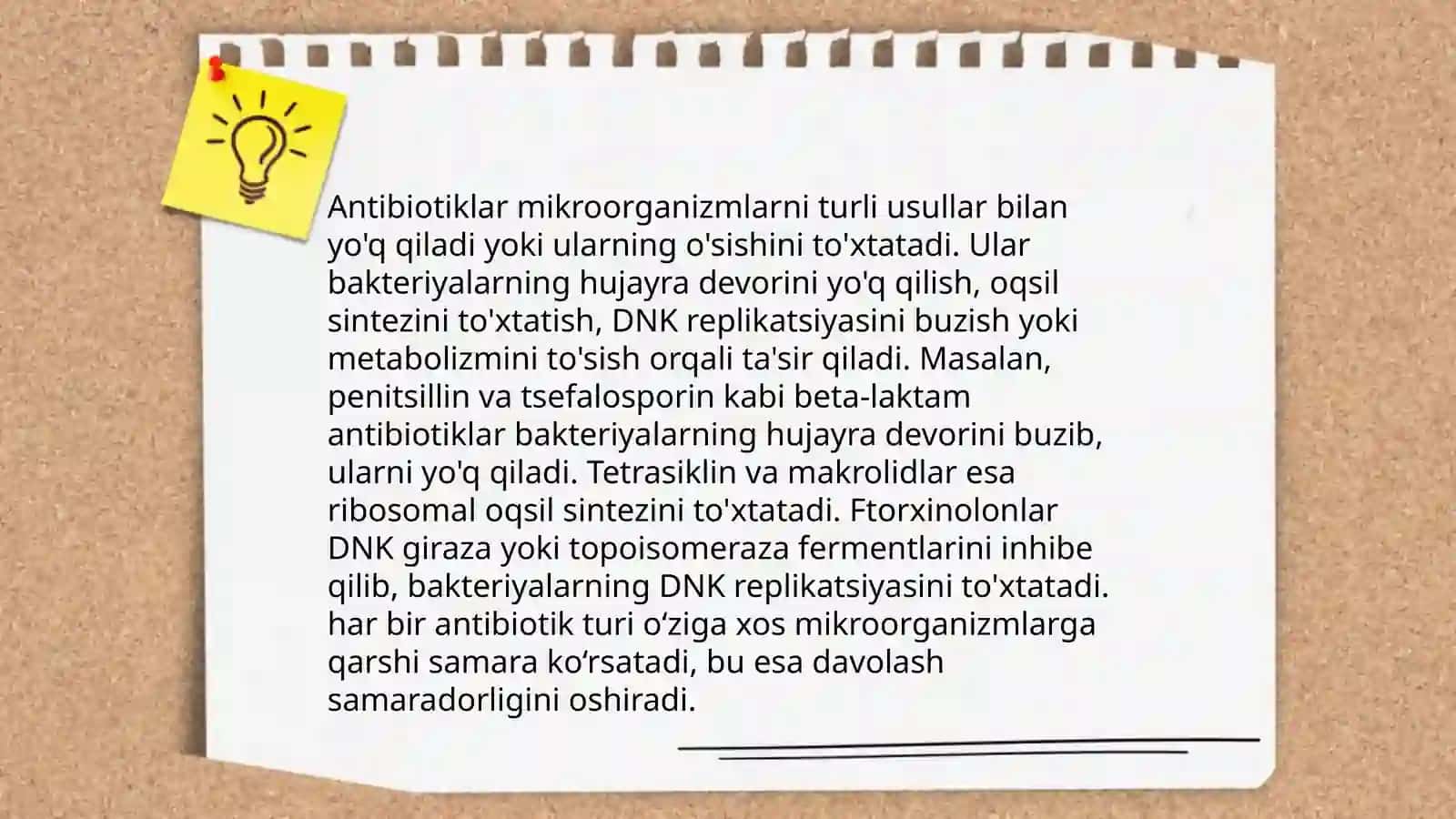 Mikroorganizmlarning antibiotik xususiyati 4