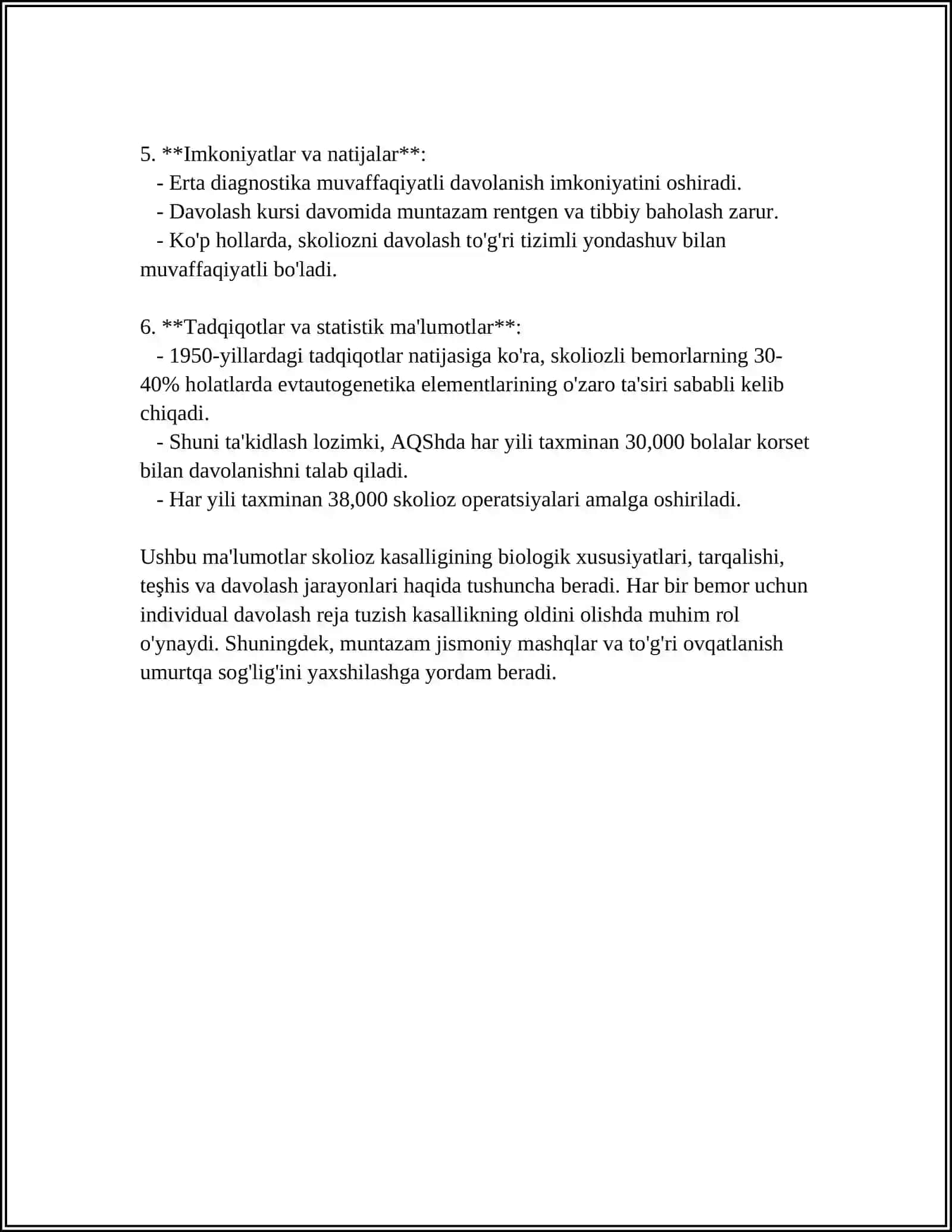 Skolioz biologiyasi 4
