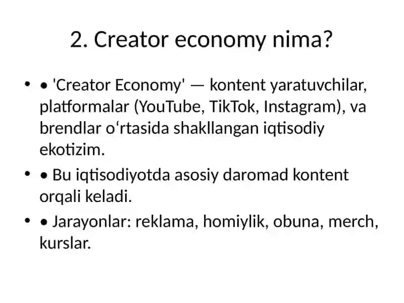Kontent yaratuvchilar iqtisodiyoti 4