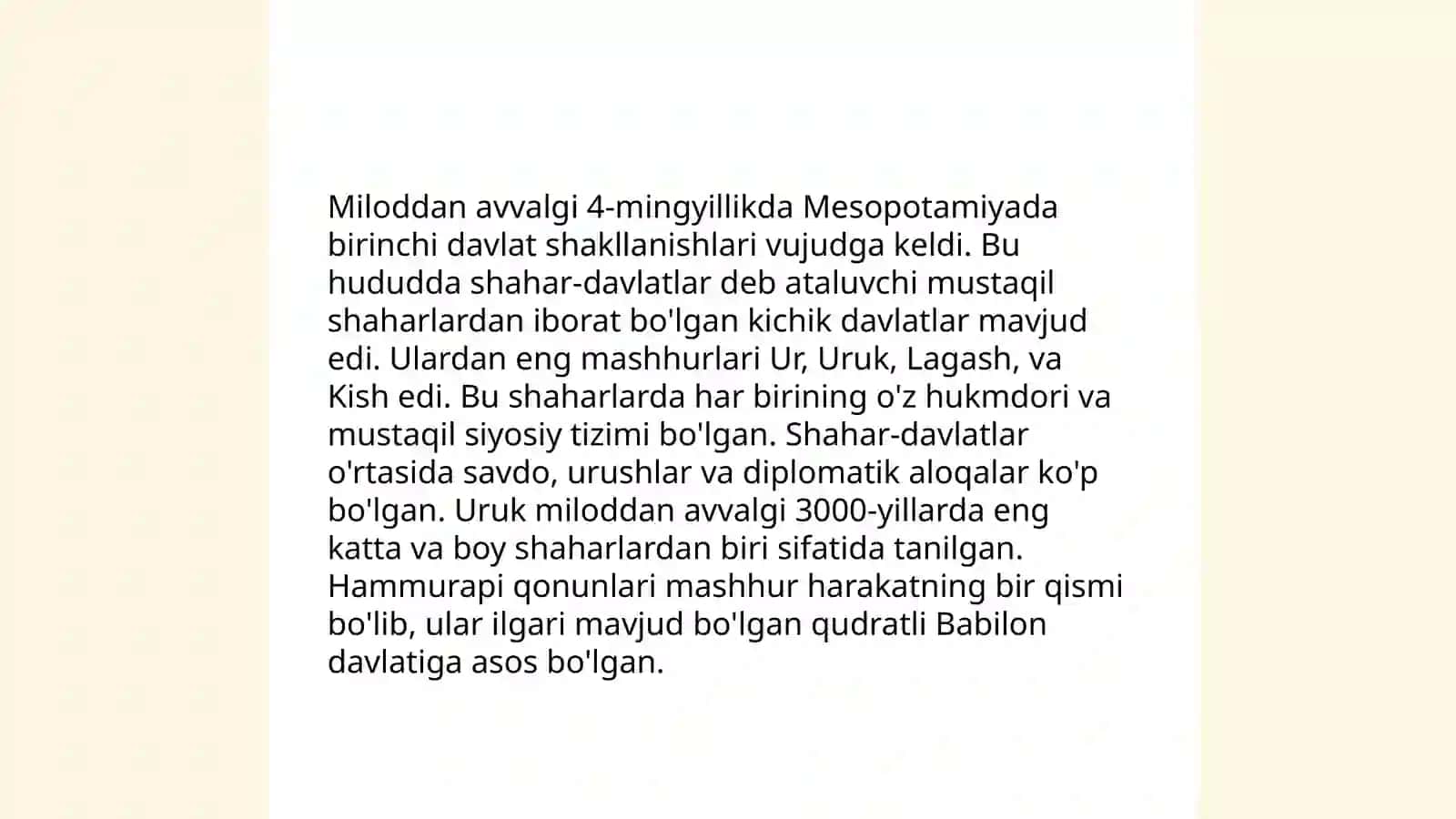 Qadimgi mesopatamiya madaniyati 4
