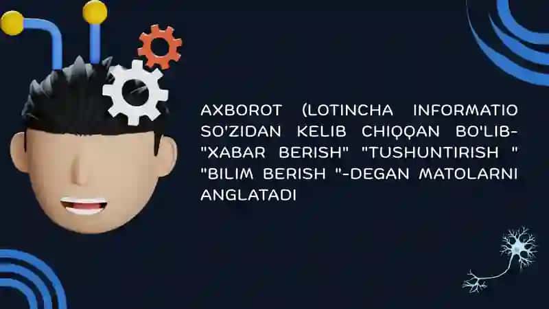 Axborot tushunchasi va axborot madaniyati 4