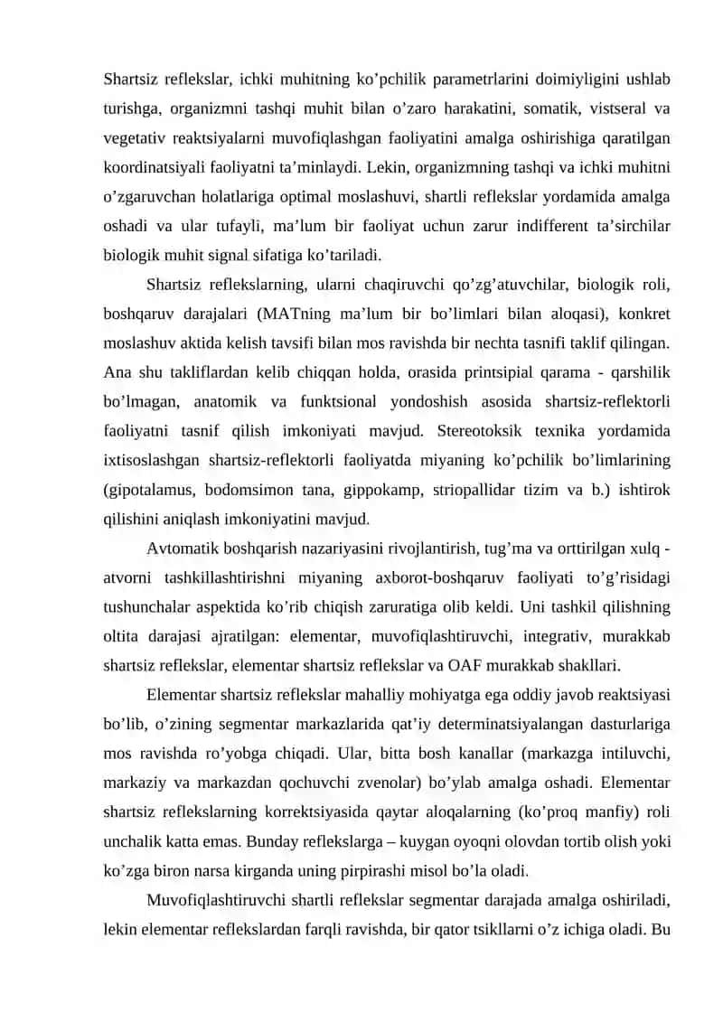 Oliy asab faoliyati fiziologiyasi 4