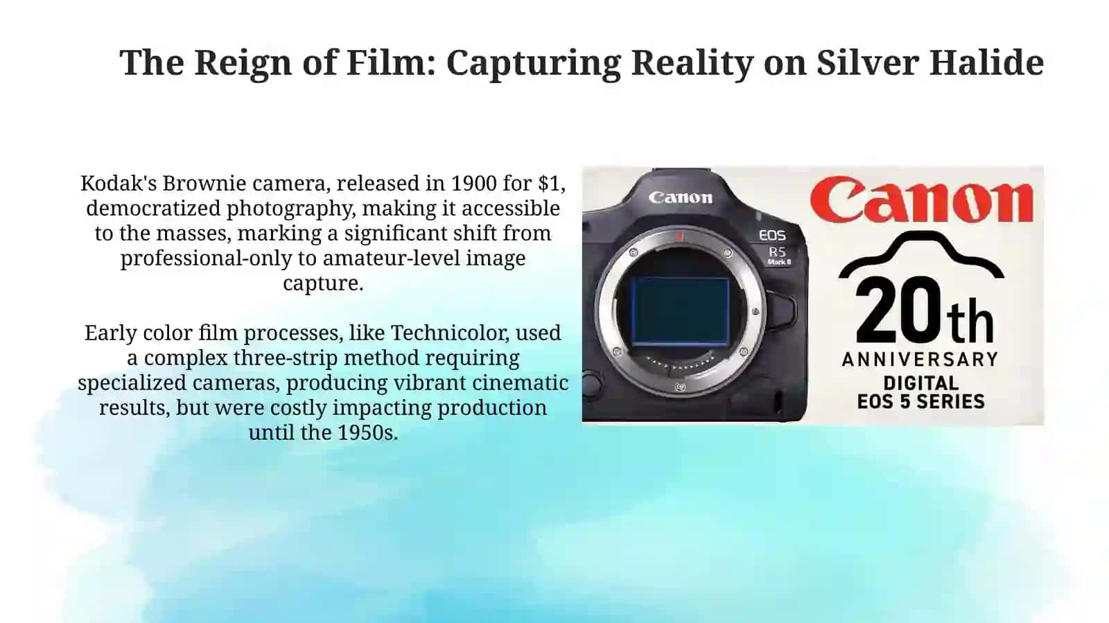 Presentation "The camera revolution" 4