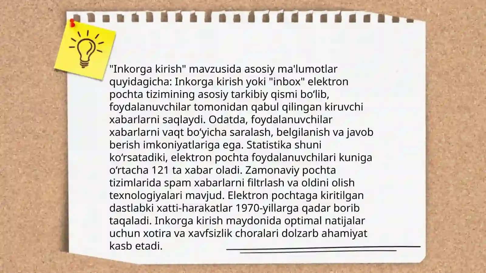 MULOHAZALAR. INKOR. KONYUNKSIYA VA DIZYUNKSIYA 4