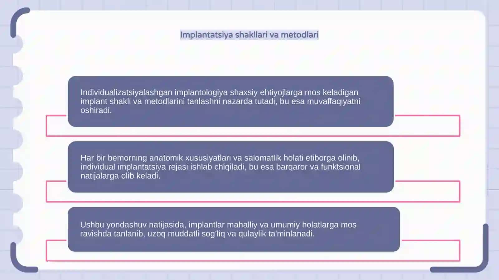 Individualizatsiyalashgan implantologiya 4