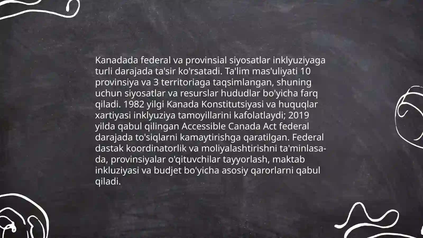 Kanadada inklyuziv ta'lim va uning rivojlanishi 4