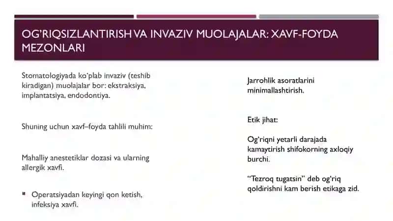 Stomatologiyada Bioetik Muammolar 4