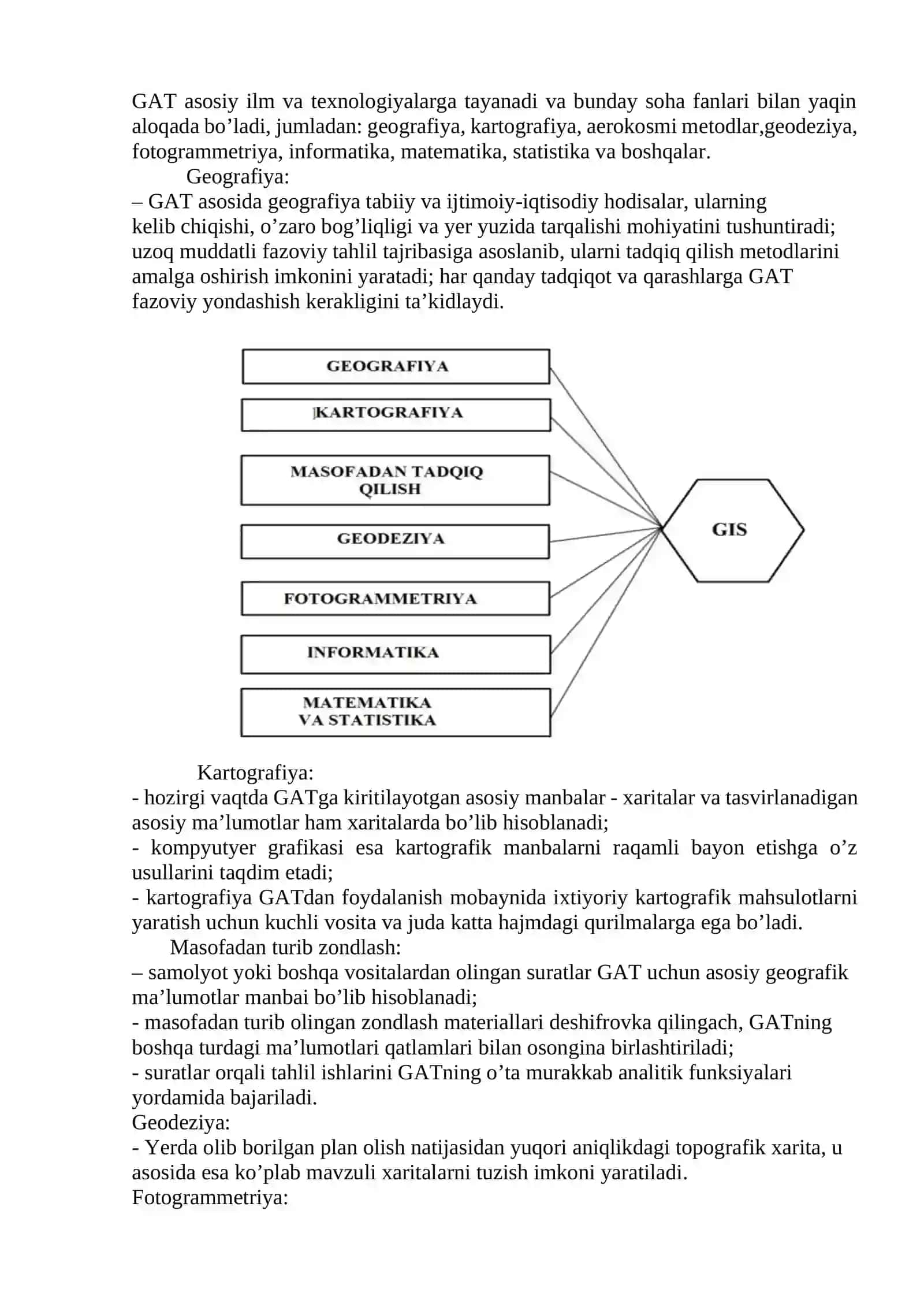 Geoaxborot tizimlarining asosiy tushunchalari haqida 4