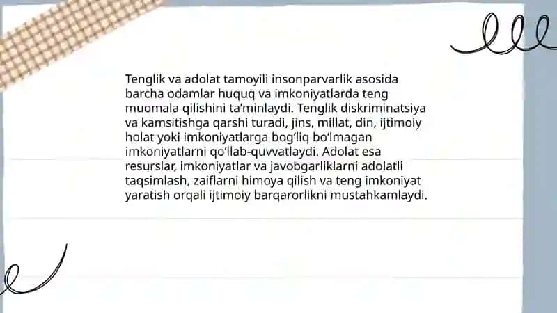 Insonparvarlik tamoyillari 4