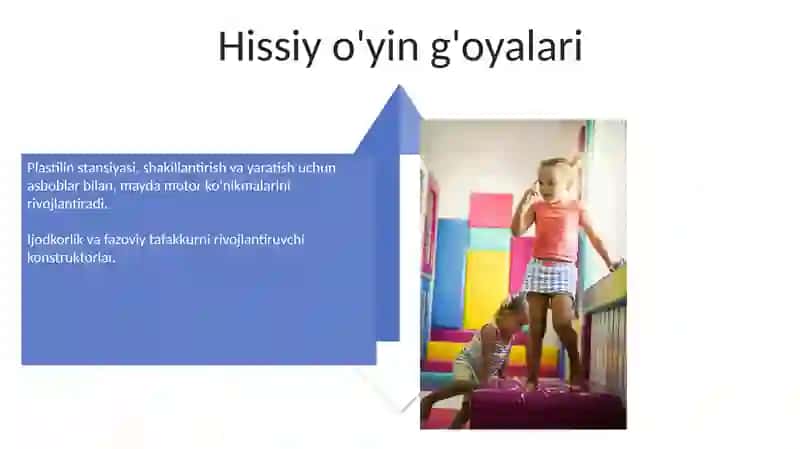 Maktabgacha ta'lim tashkilotlarida o'yin burchagi 4