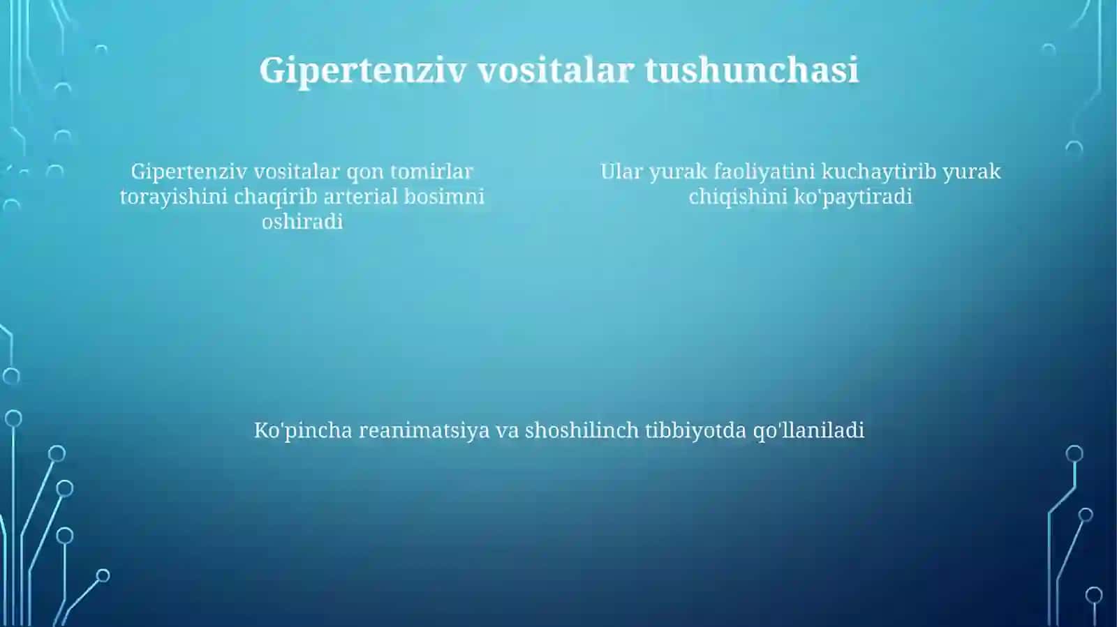 Gipertenziv vositalar 4