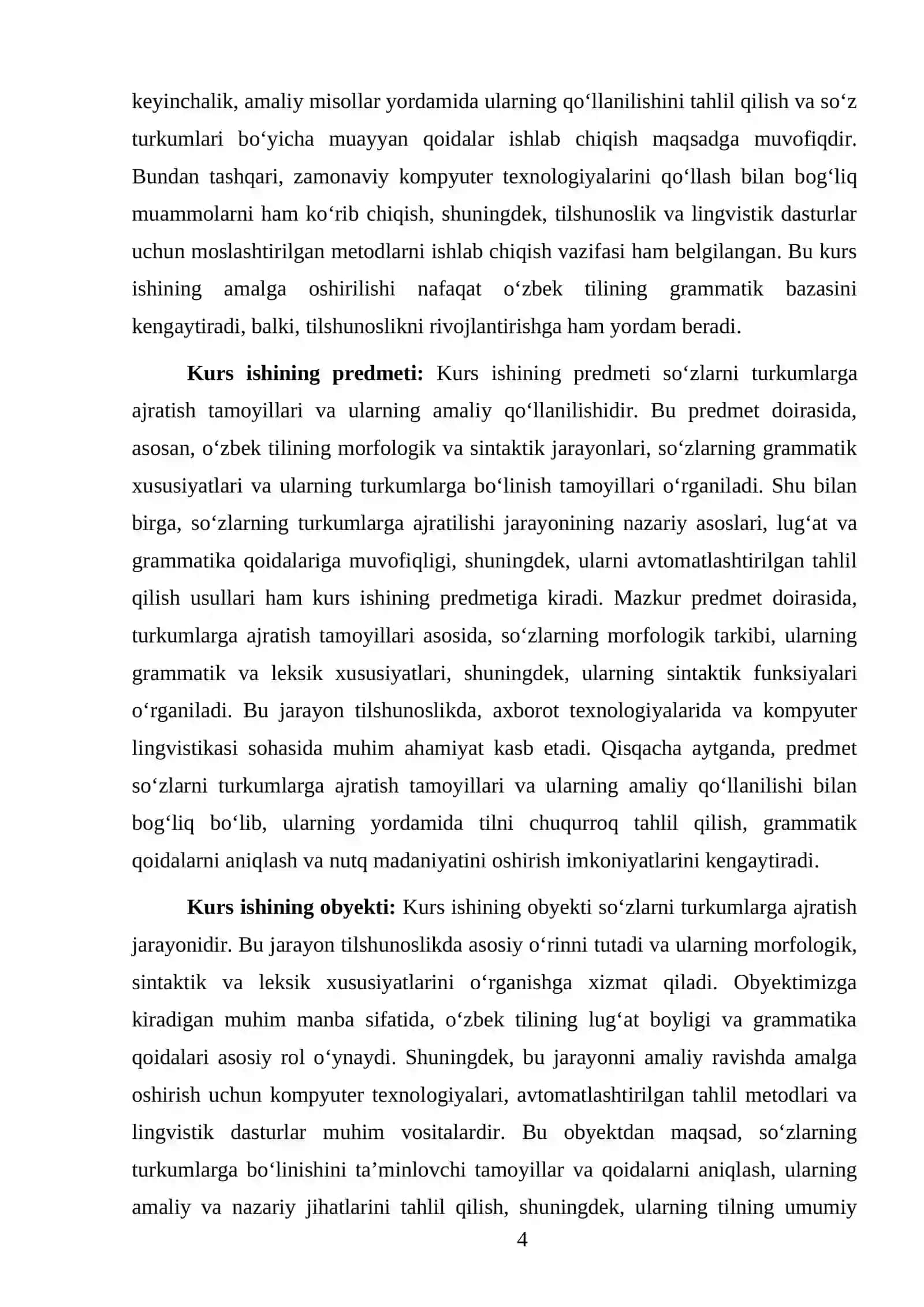 So'zlarni turkumlarga ajratish tamoyillari 4