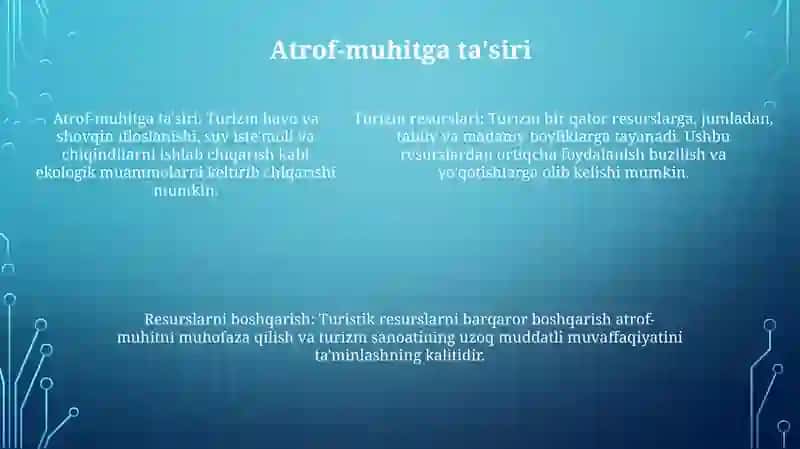 Turizm Sohasini Resurslari 4