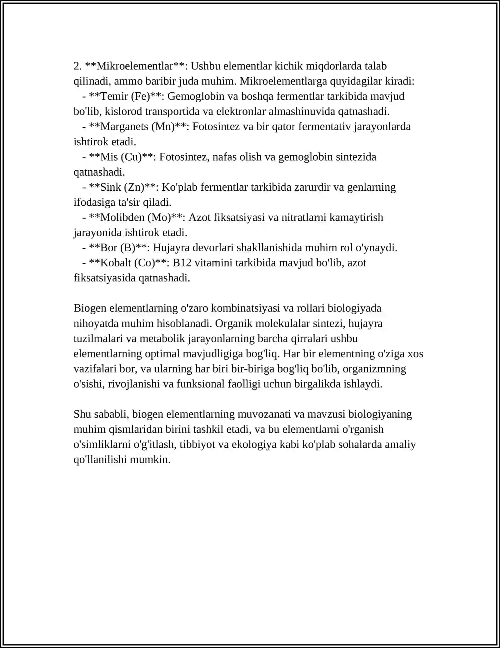 BIOGEN ELEMENTLAR 4