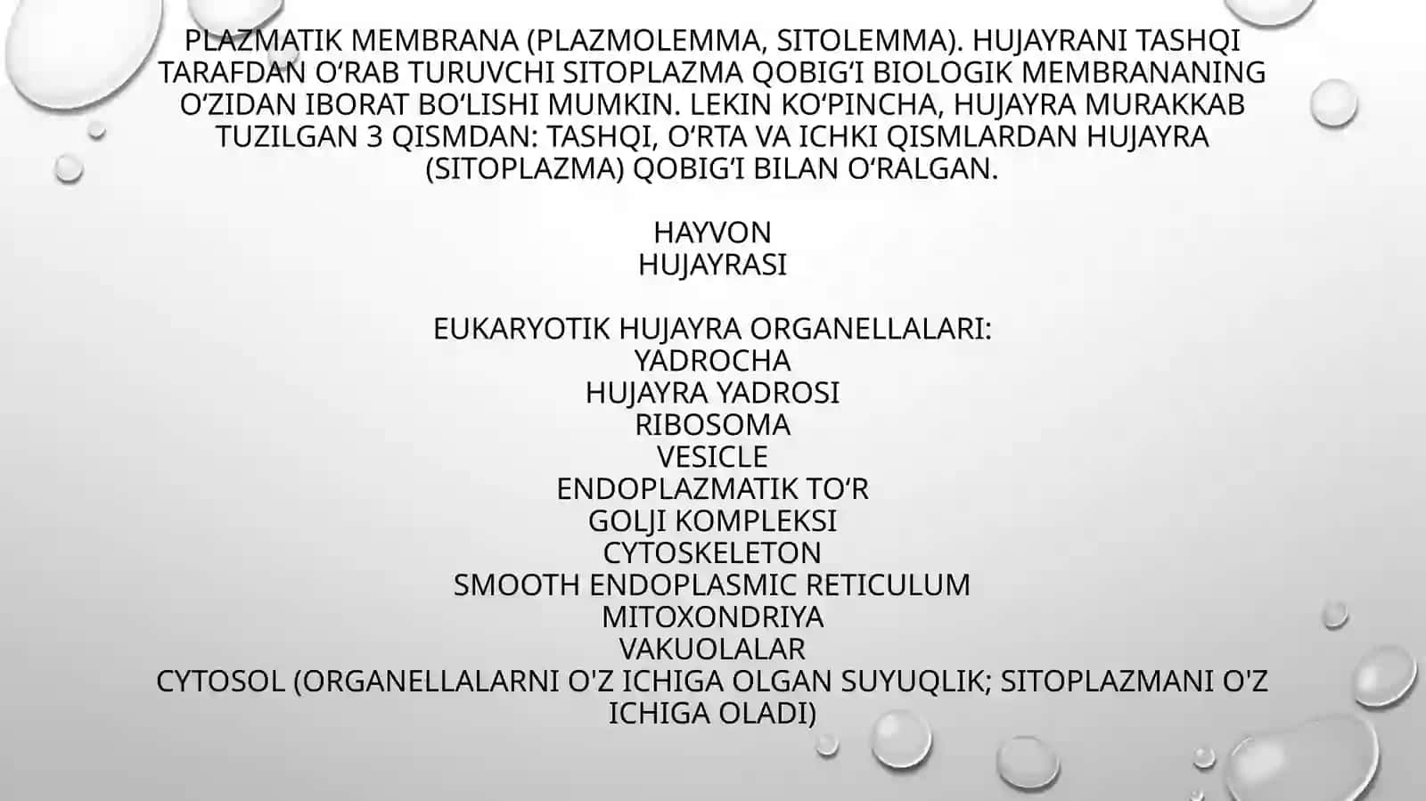 Biologik membrana funksiyasi 4