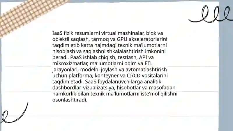 Bulutli texnologiyalar va texnik axborotlar 4