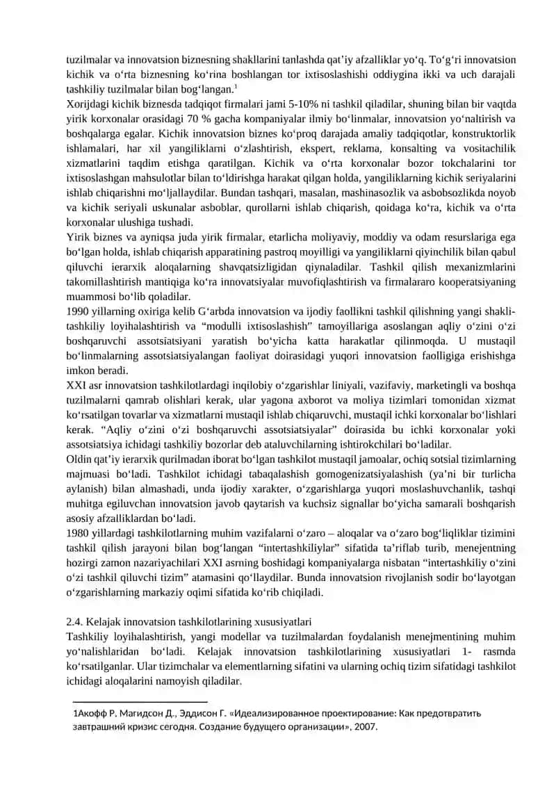 KORXONALARDA INNOVATSION FAOLIYATNI TASHKIL QILISH 4