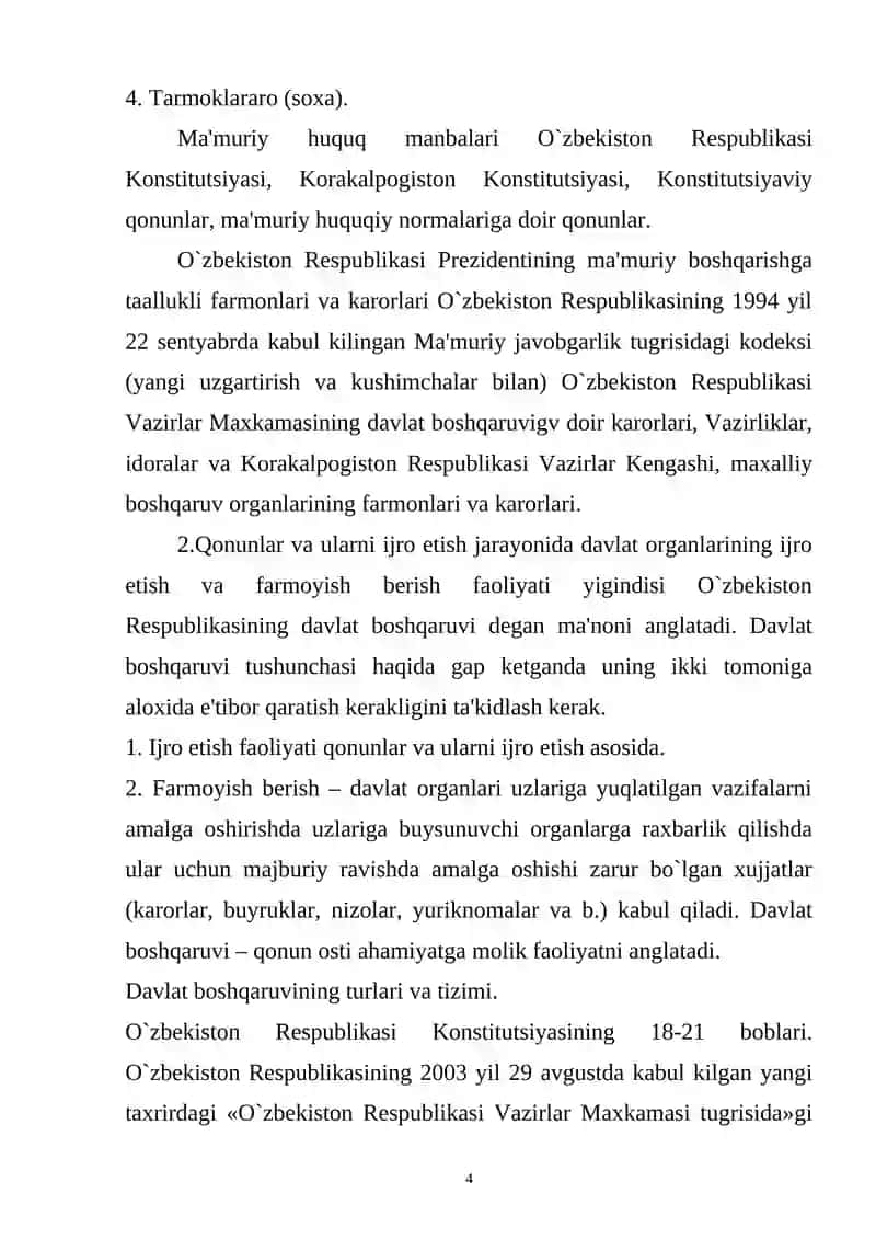 MA'MURIY HUQUQ MANBALARI 4