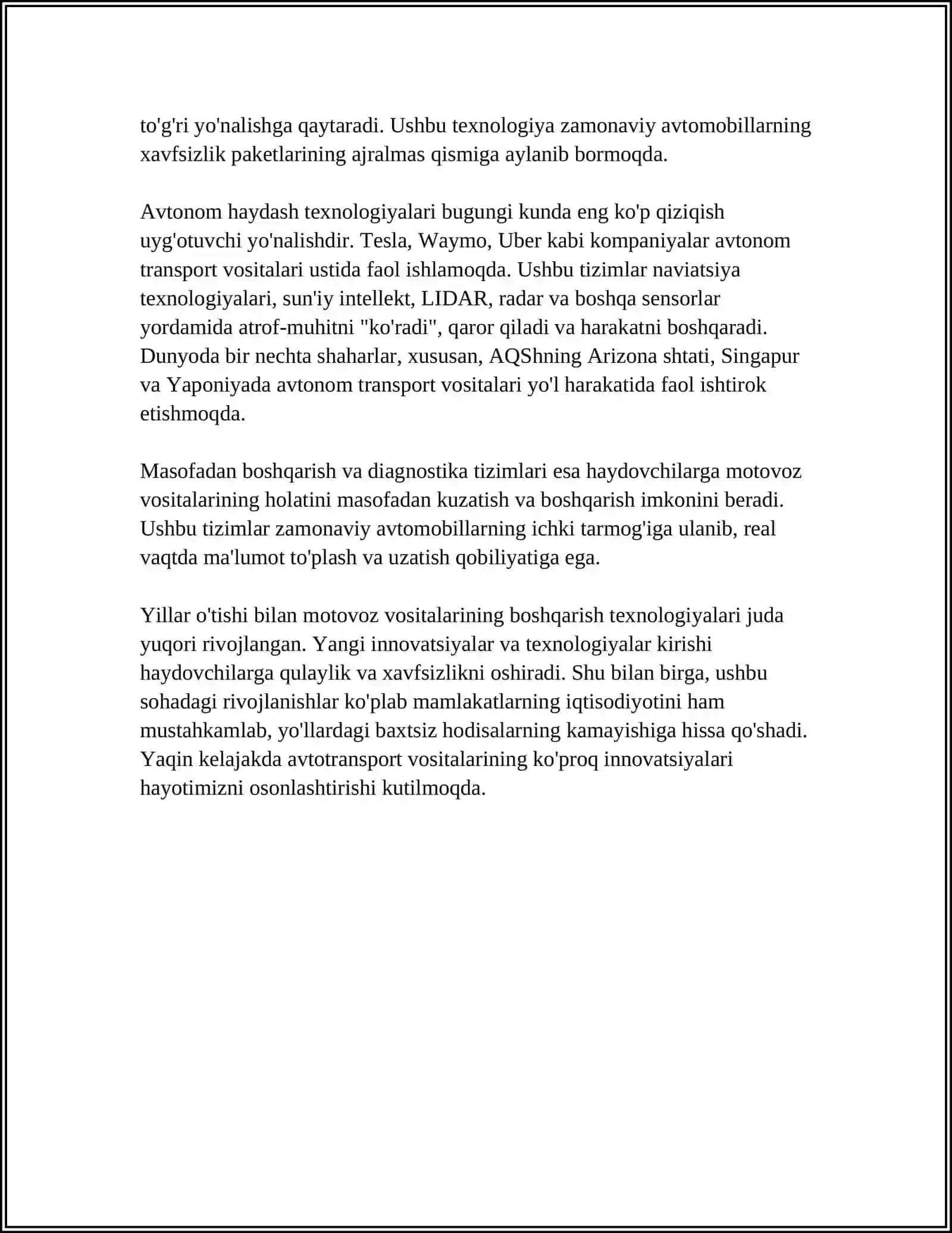 MOTOOʻQCHI VIZVODI MUDOFADA 4