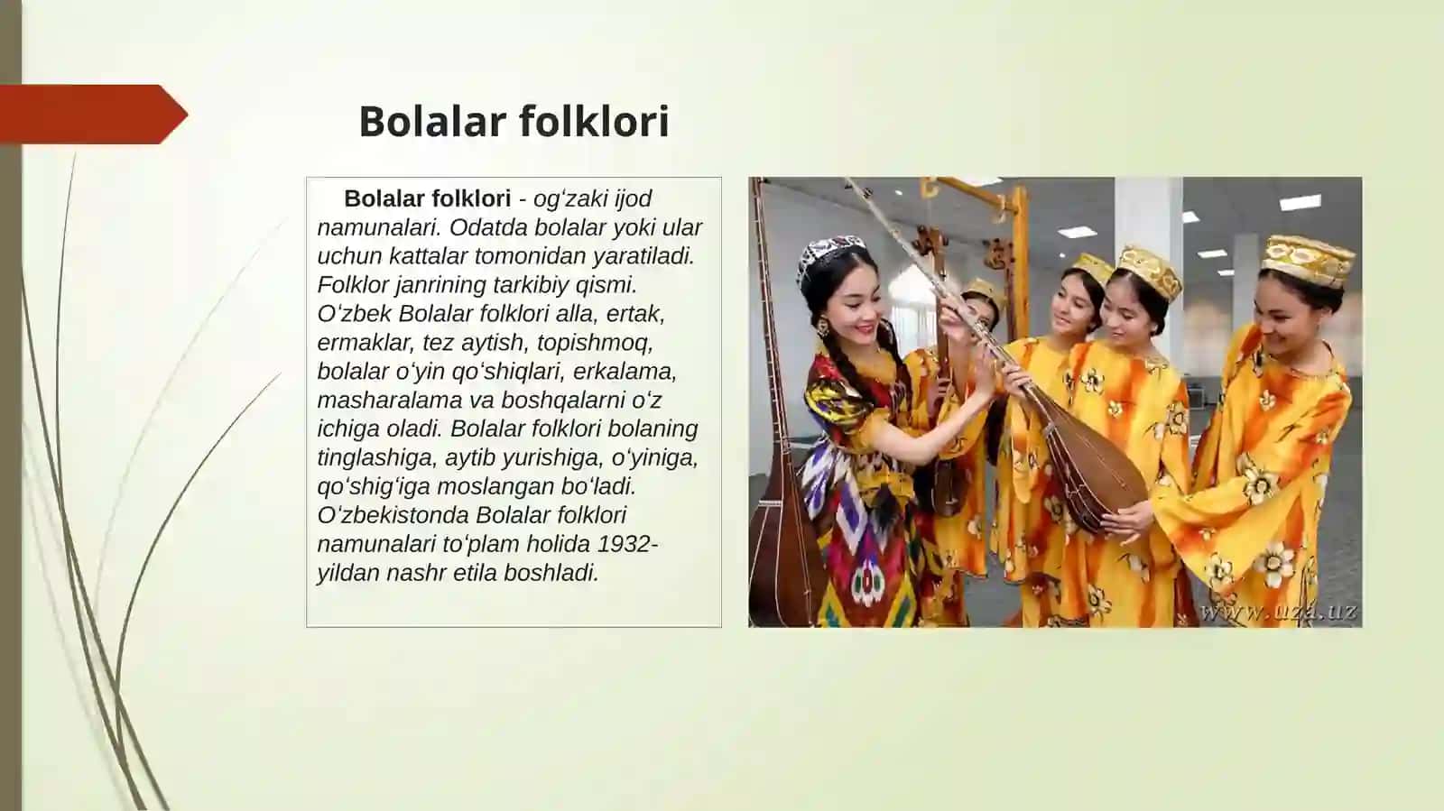 O’ZBEK FOLKLORINING MIKRO JANRLARI 4