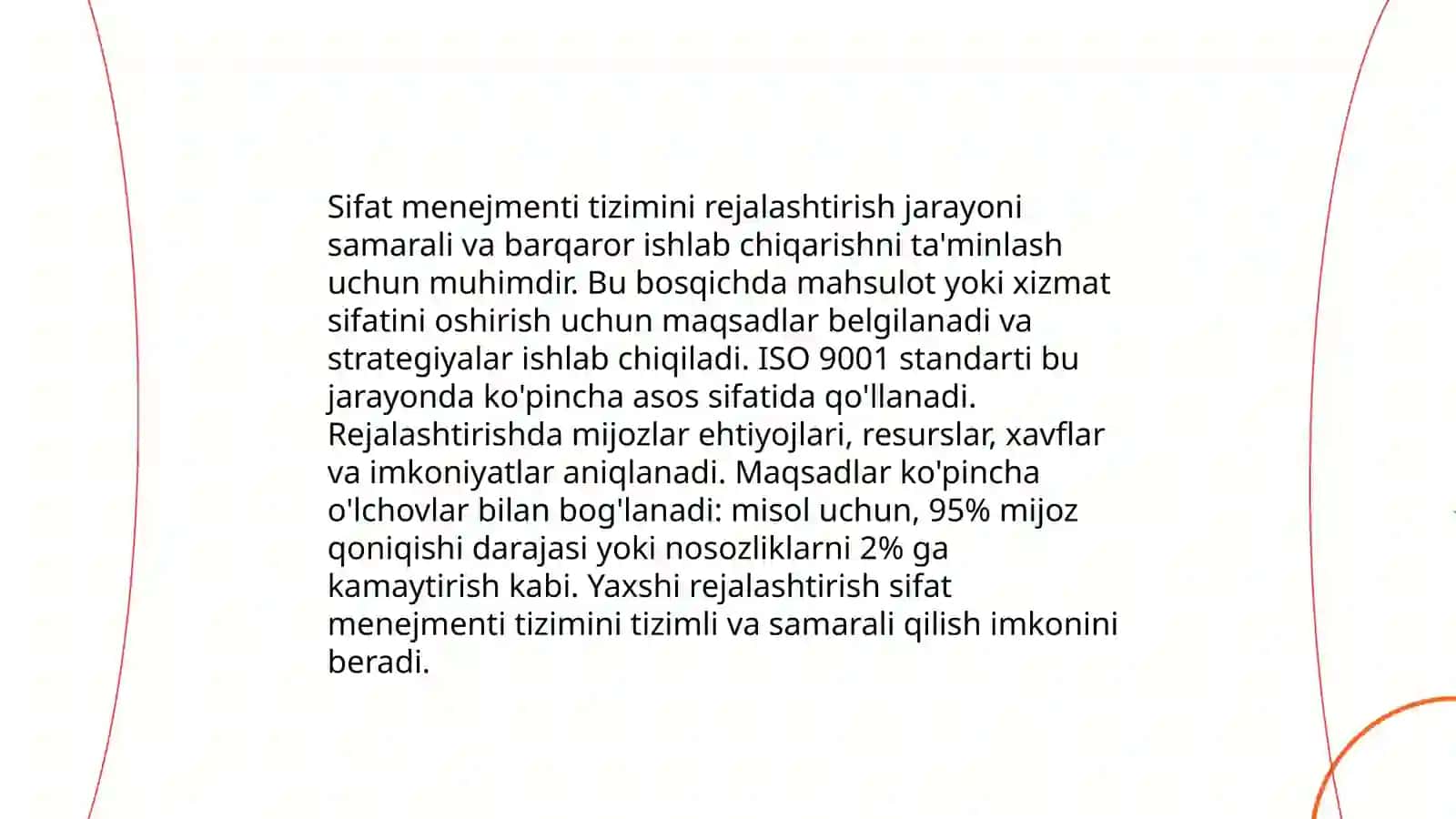 Sifat menejmenti tizimiga talablar 4