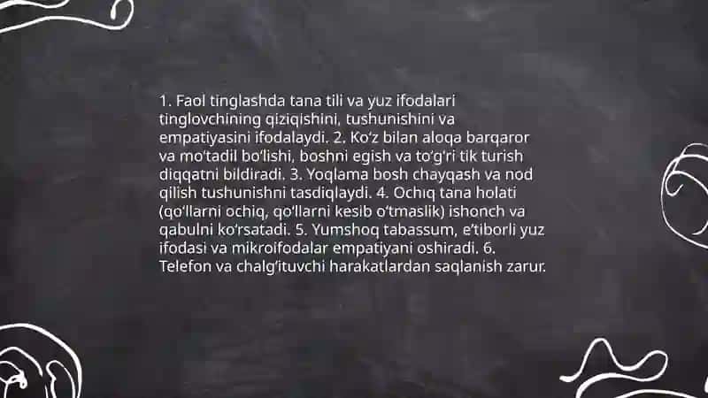 Muloqotda tinglash va sukut madaniyati 4