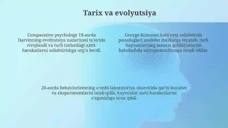 Qiyosiy psixologiya 4