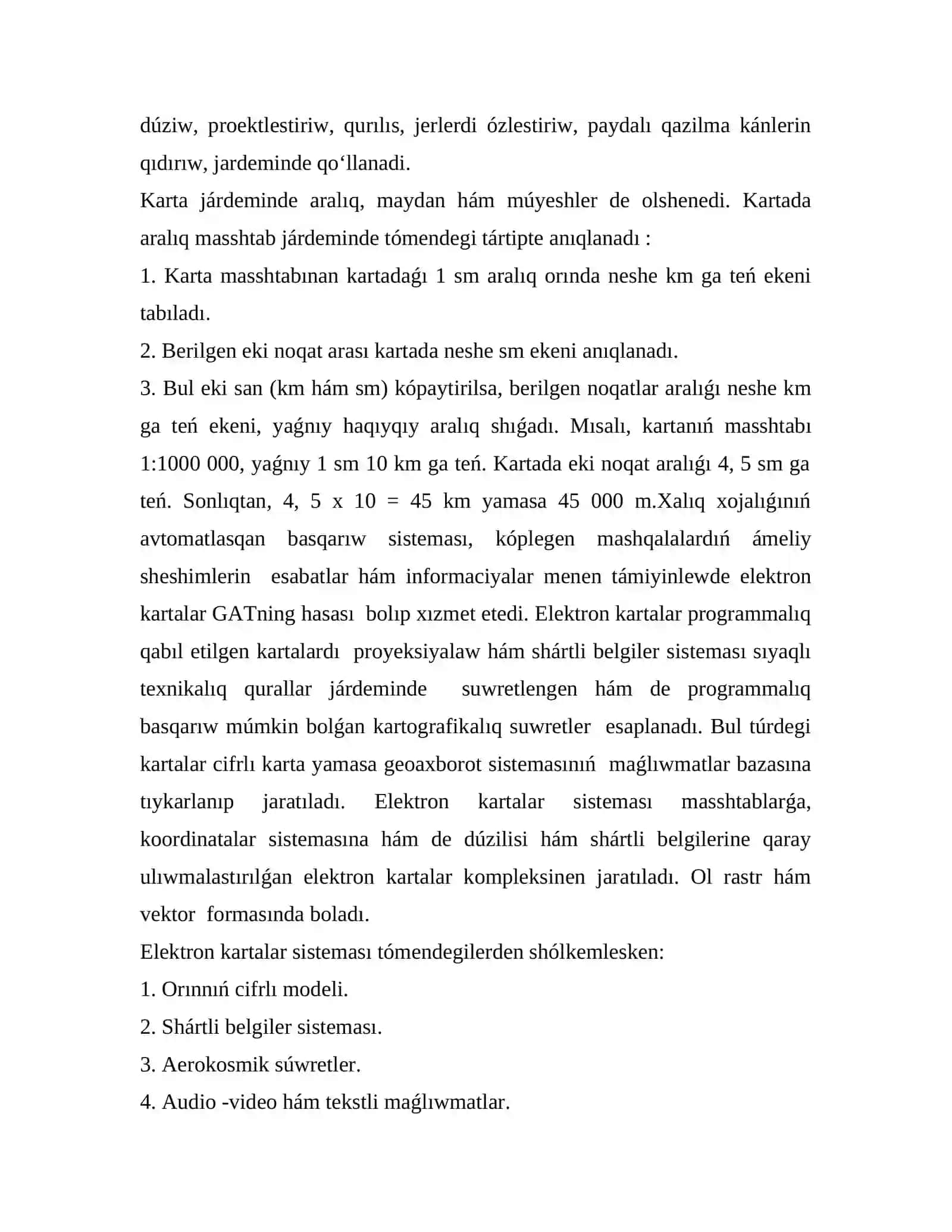 Kartalardiñ túrleri 4