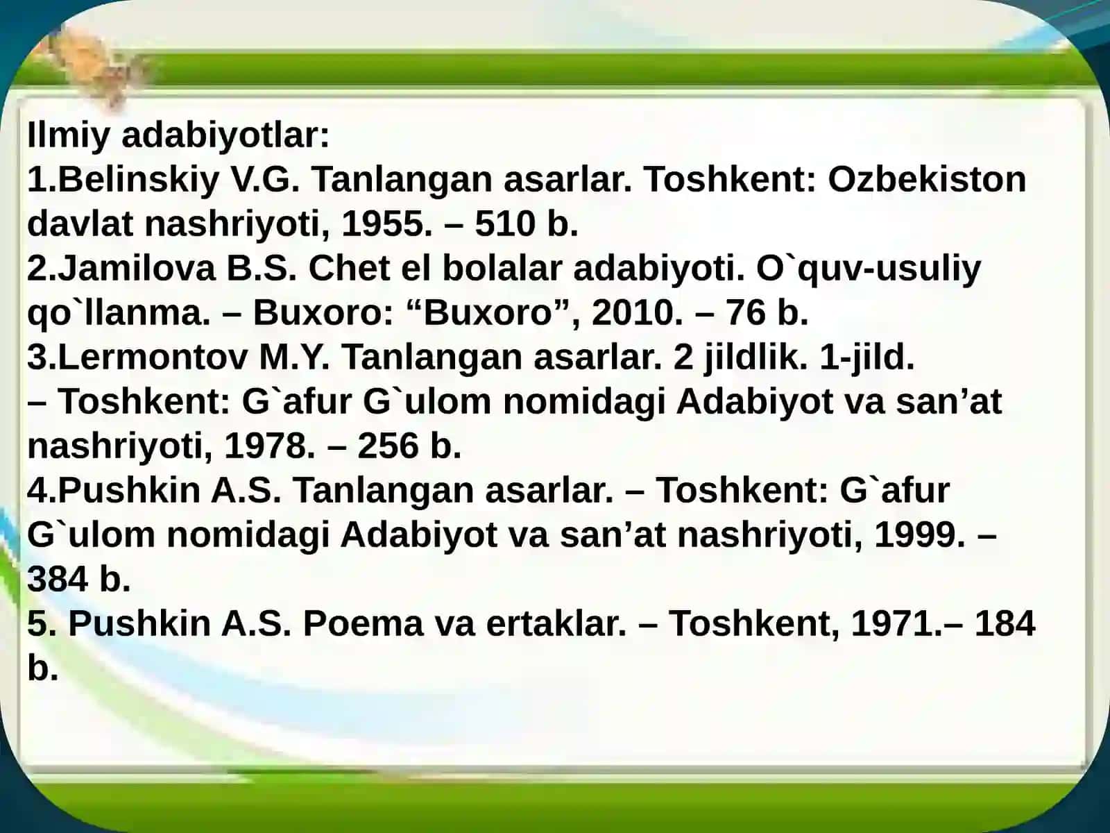 Rus bolalar adabiyoti va uning yetakchi xususiyatlari 4
