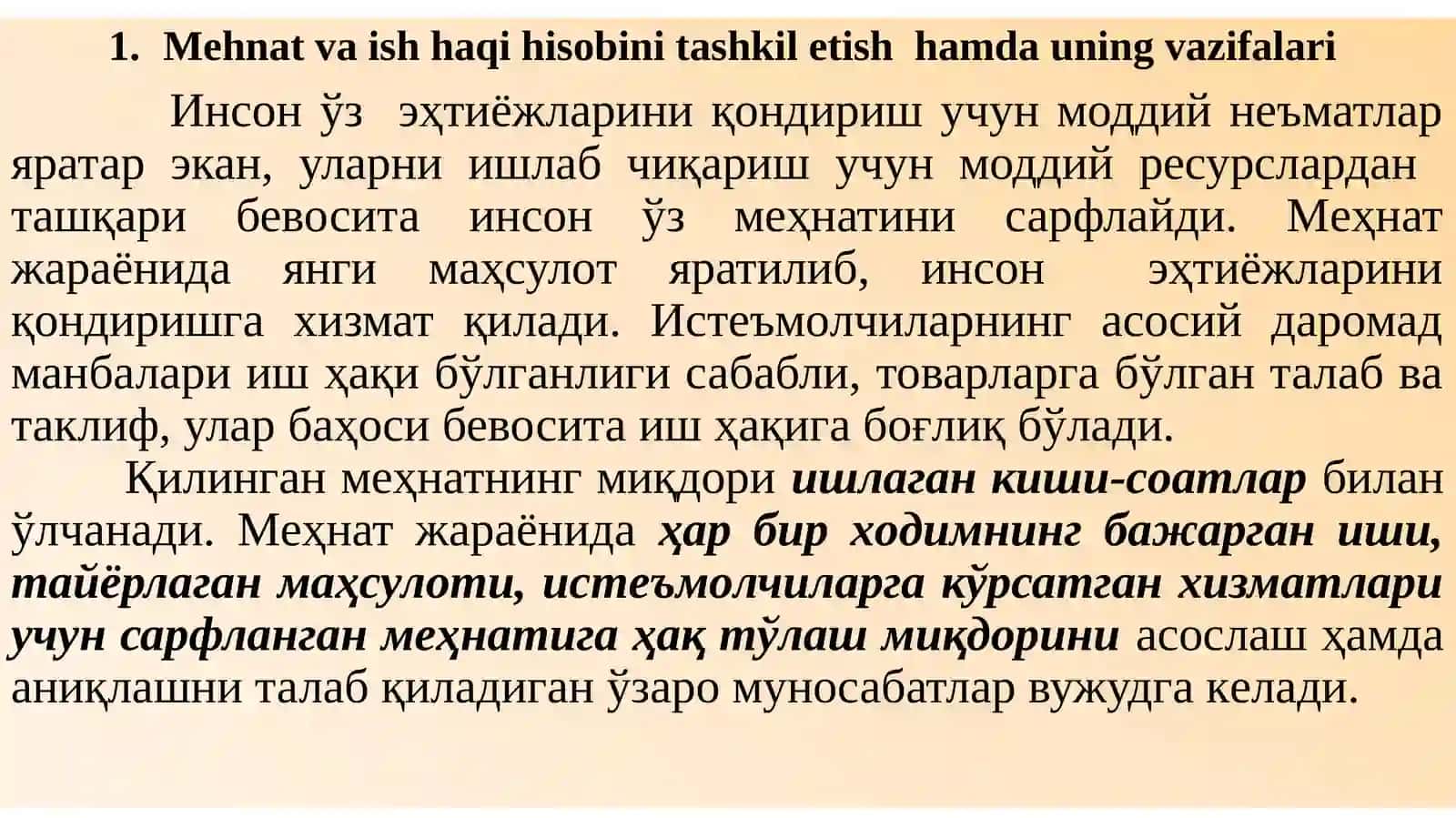 Mehnat va ish haqini hisobga olish 4