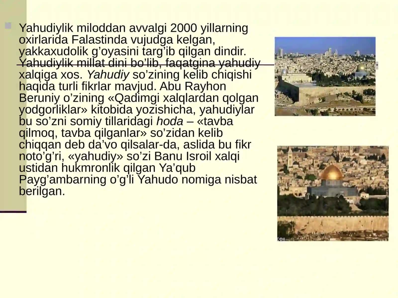 Buxoroda Yahudiylarning diniy bayramlari va marosimlari 4