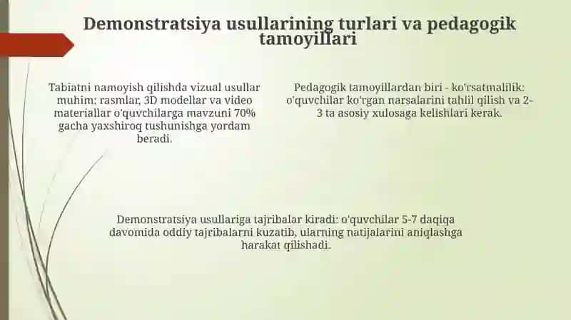Ko'rgazmali tabiatshunoslik usullari 4