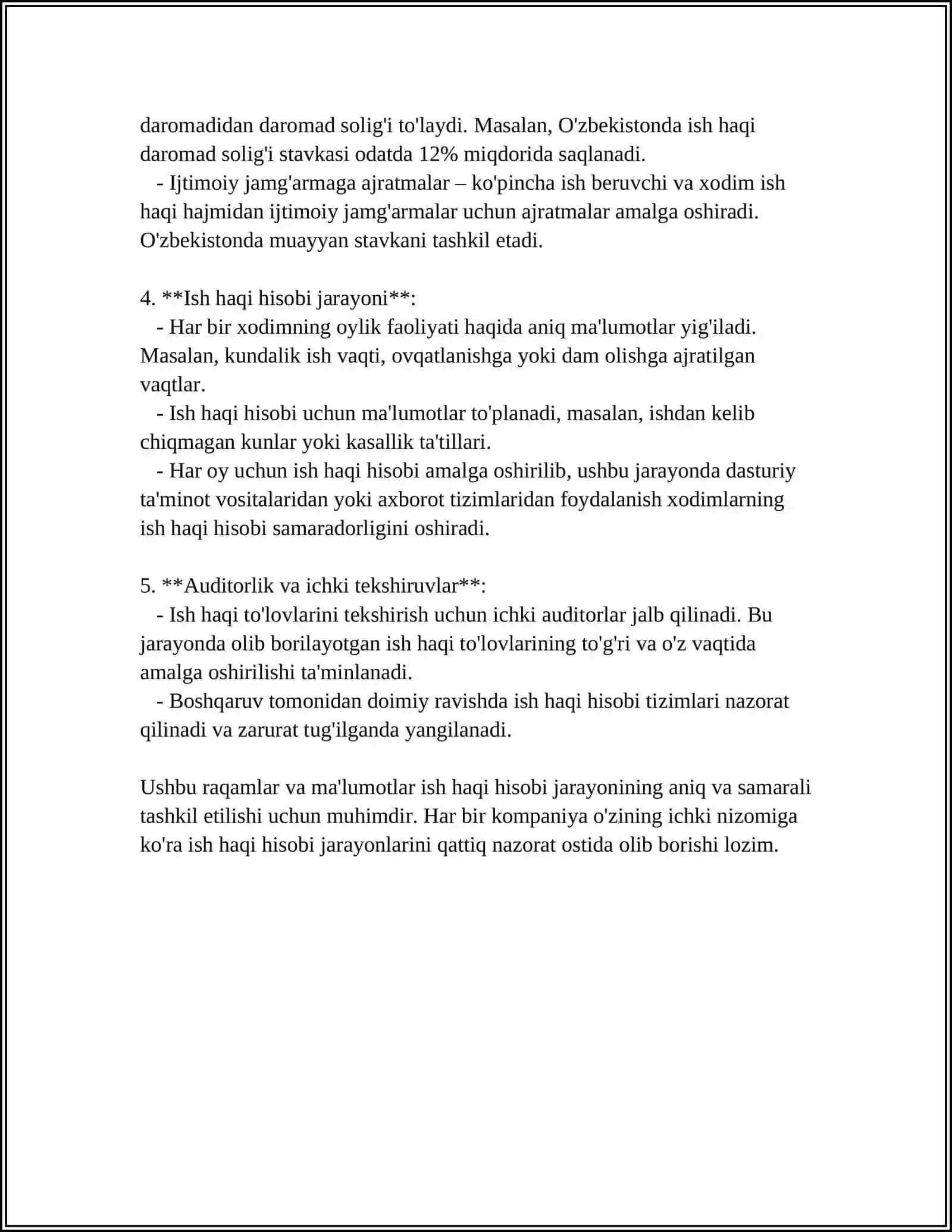 DORIXONA XODIMLARINING ISH HAQINI HISOBLASH 4