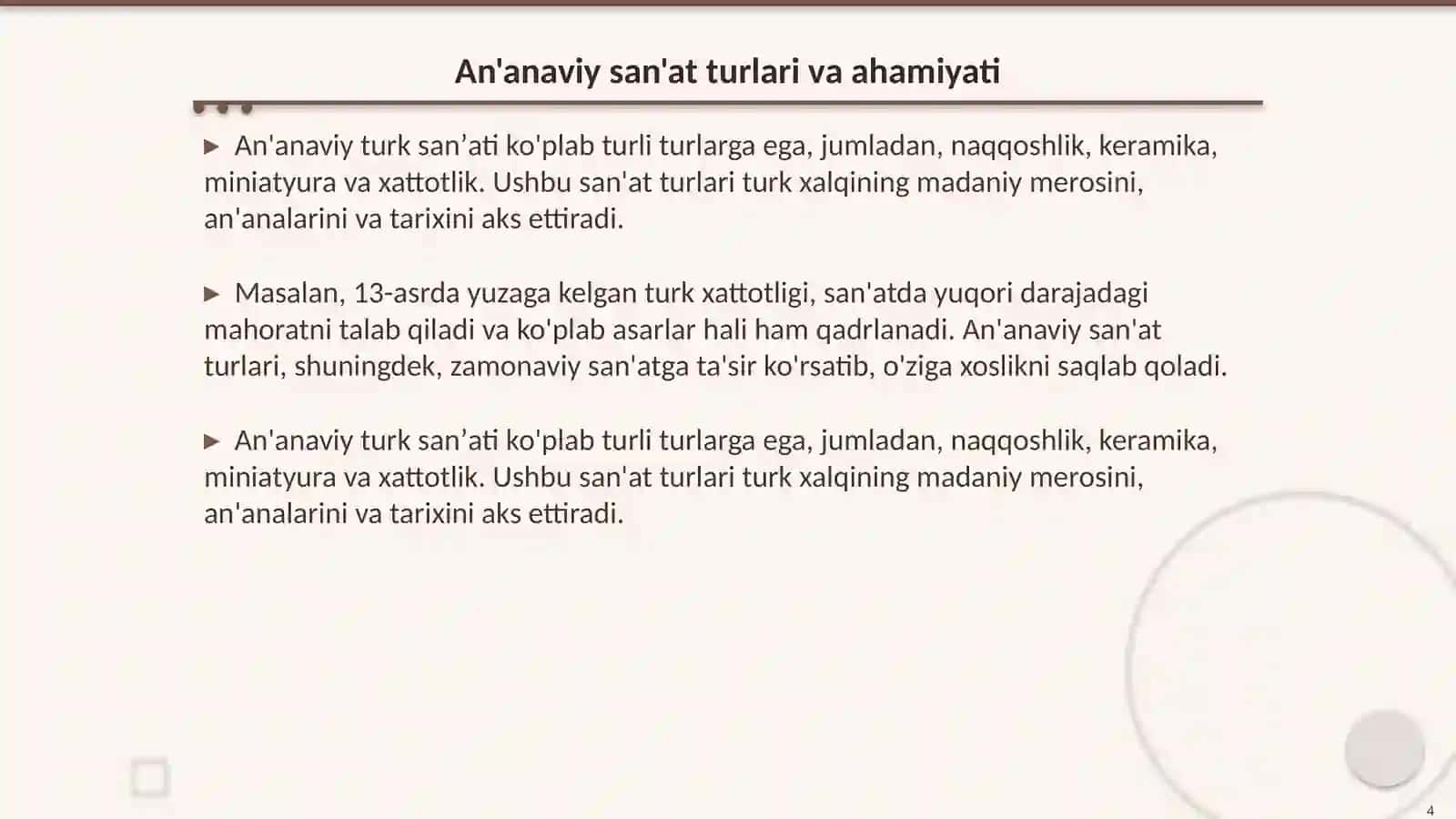 Turkiya sanʼati hozirgi va avvalgi 4