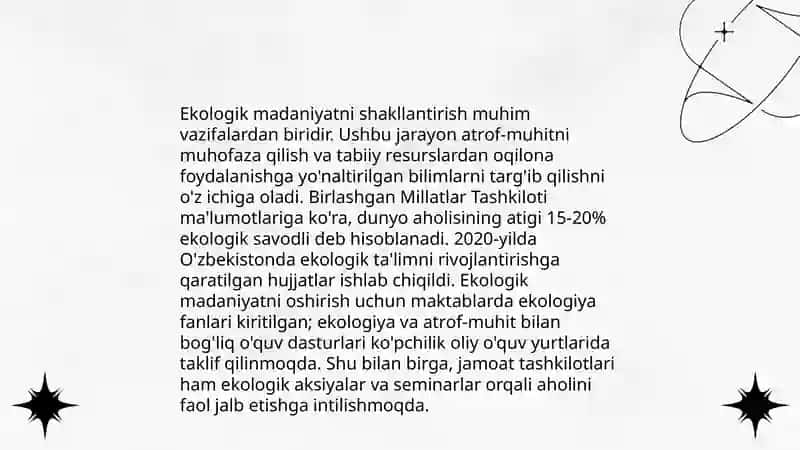 Ekologik tarbiya 4