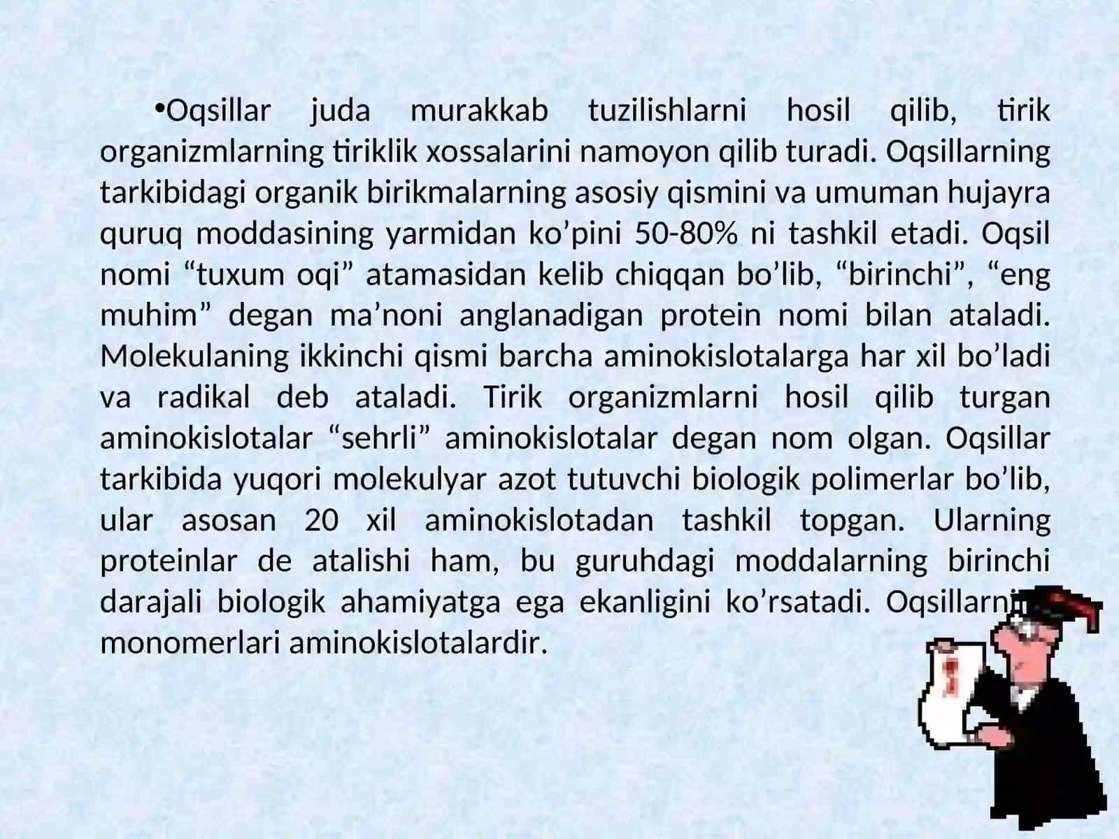 Oqsillarni ajratib olish usullari va biosintezi 4