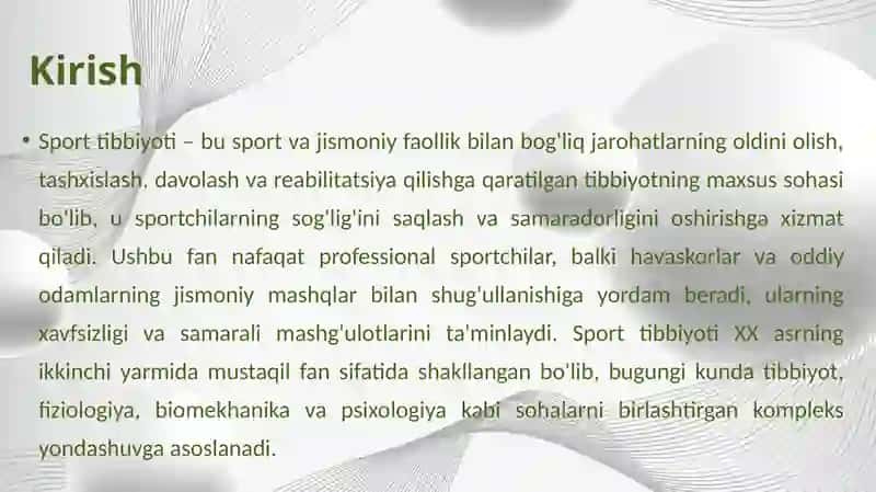SPORT TIBBIYOTI FANINING MAQSAD VA VAZIFALARI 4