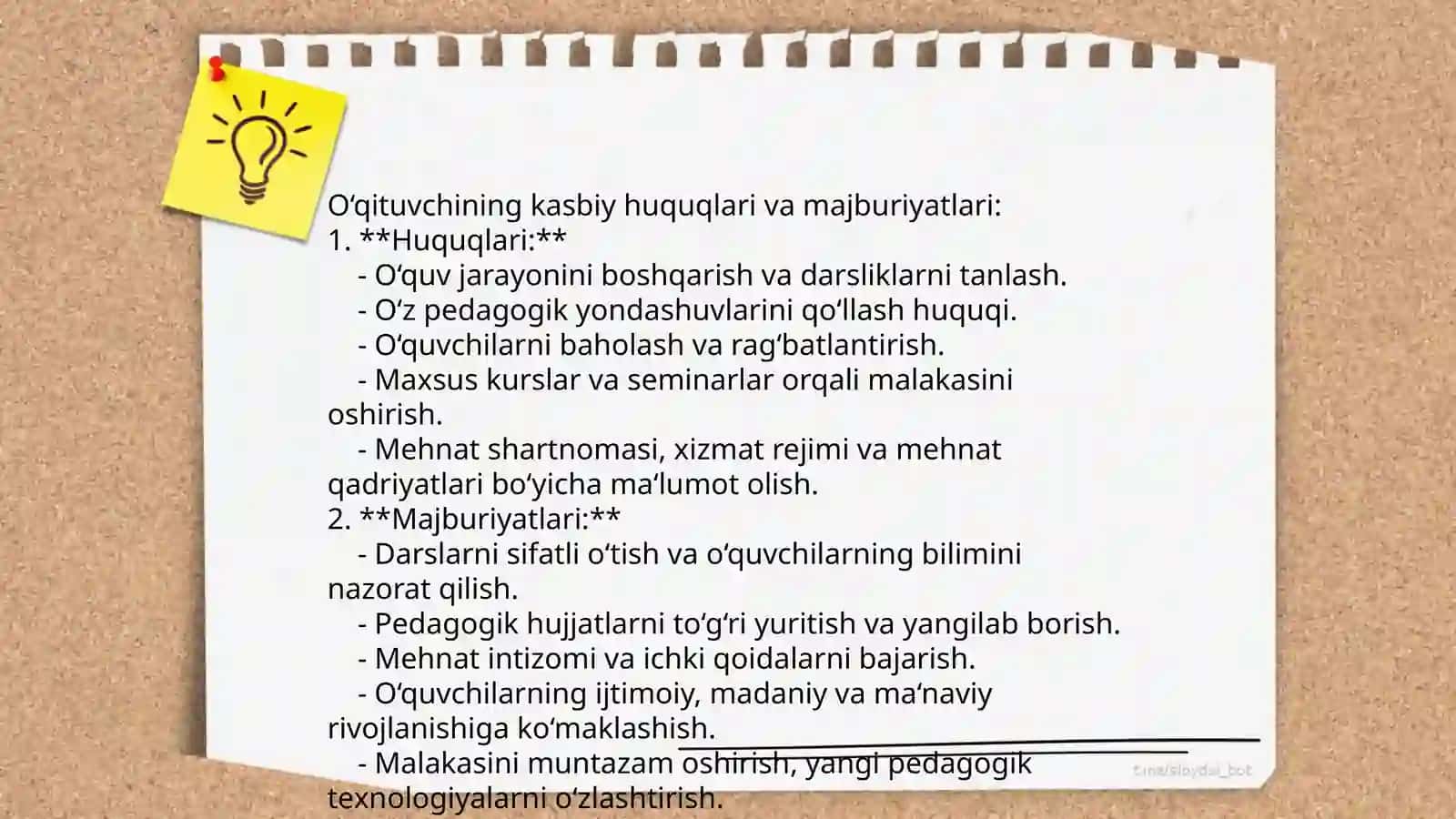 Pedagogik faoliyatning kasbiy huquqiy asoslari 4