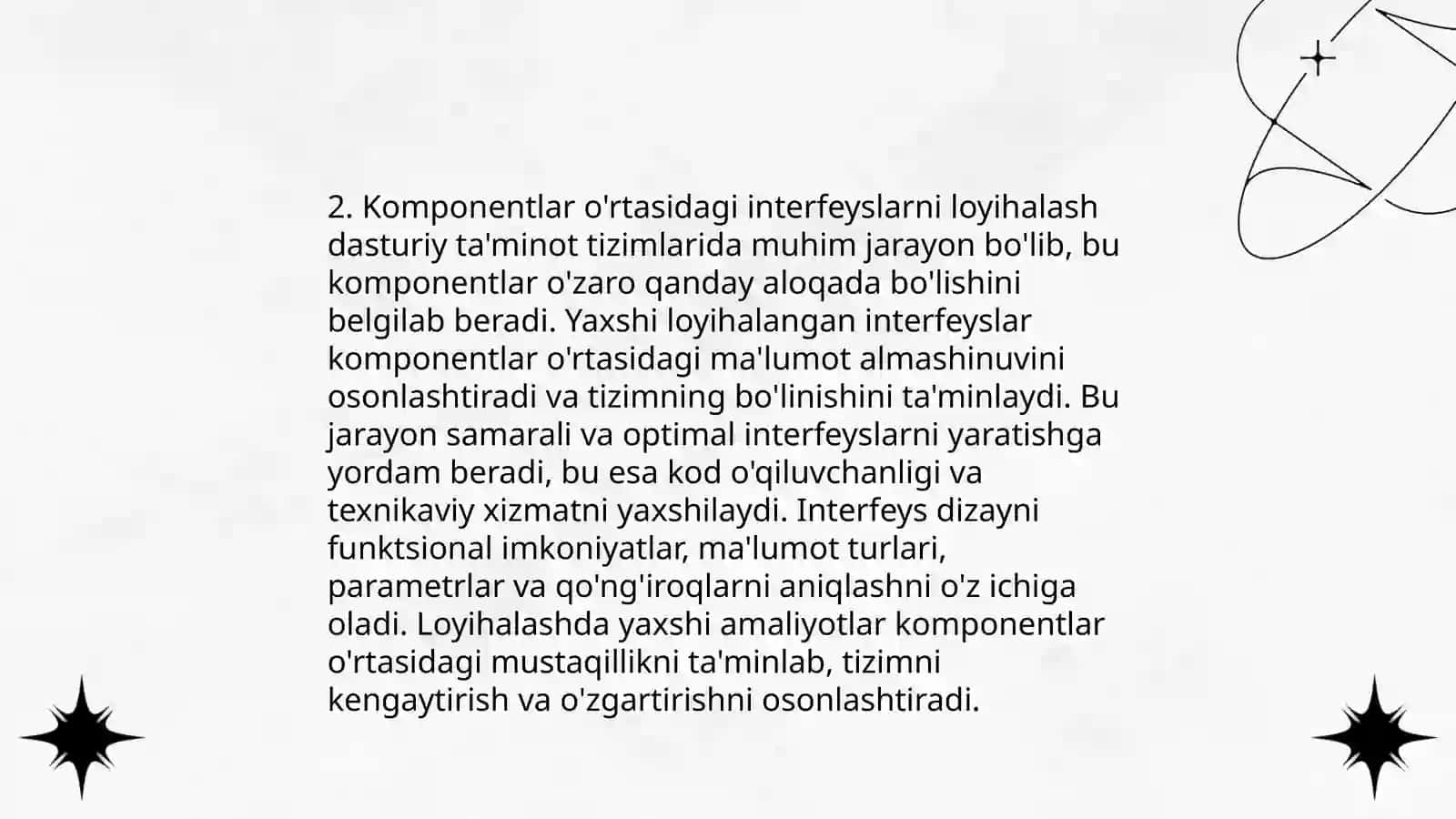 Komponent arxitektura dasturiy ta’minotini loyihalash 4