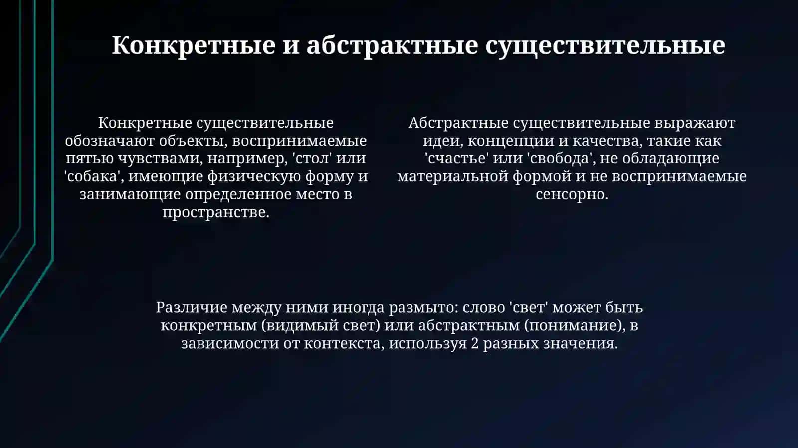 Категория имён существительных 4