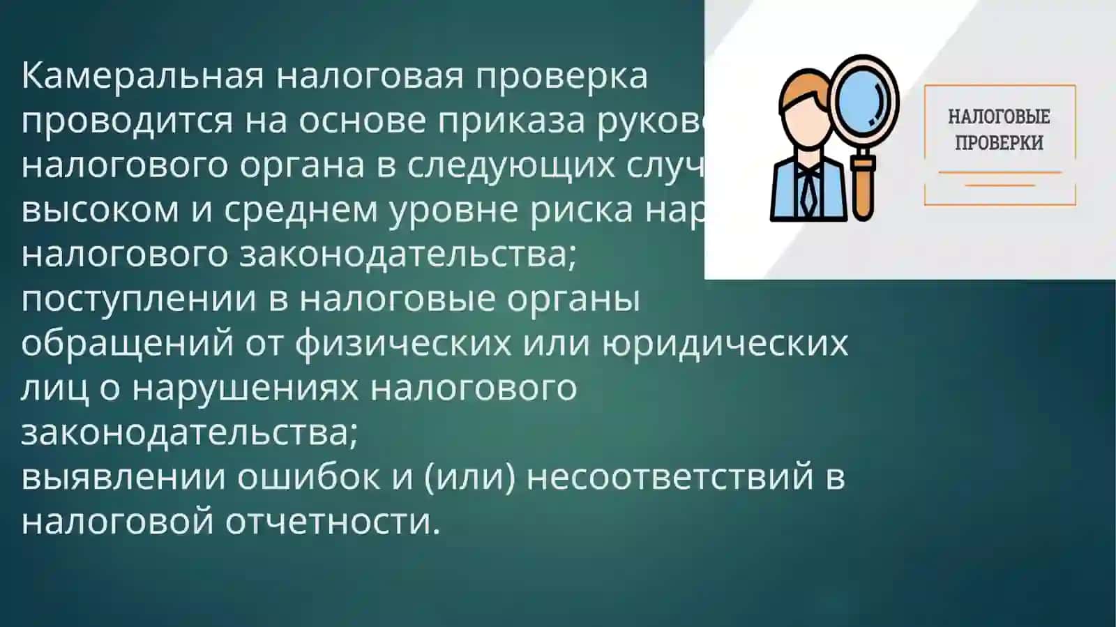 Камеральная налоговая проверка 4