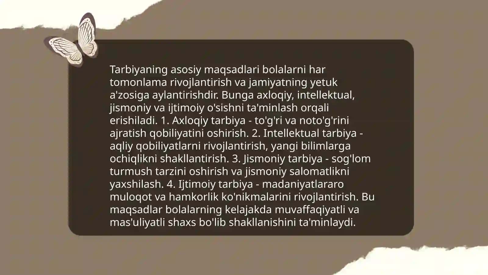 Tarbiyaning maqsad va vazifalari 4