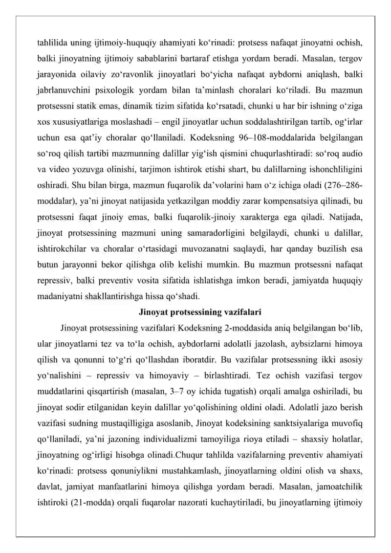 Jinoyat protsessining bosqichlari 4
