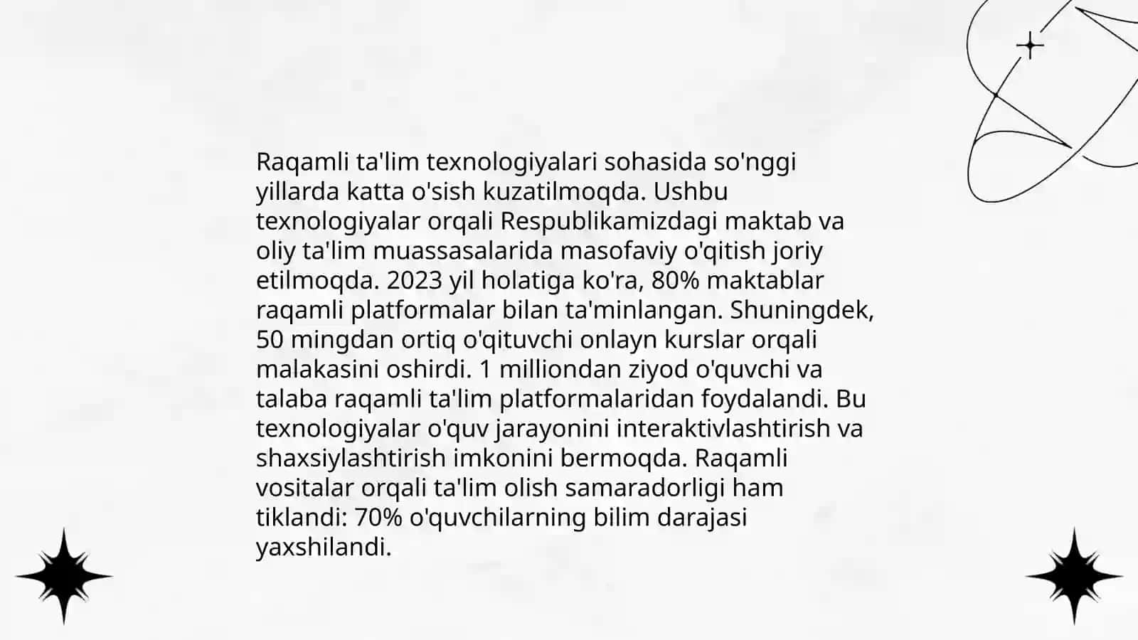 Ta'lim tizimining islohoti 4