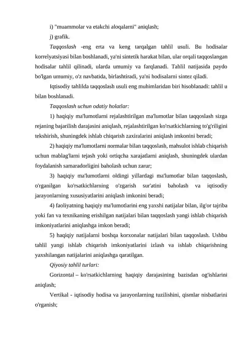 Iqtisodiy tahlilda statistik va grafik usullar 4