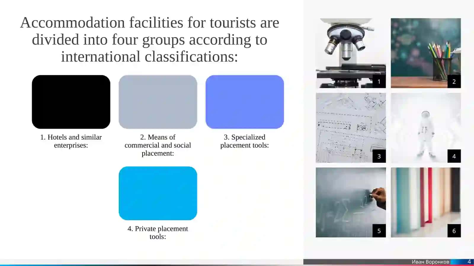 Theme9. Organizational system of hotel enterprises providing hospitality services 4