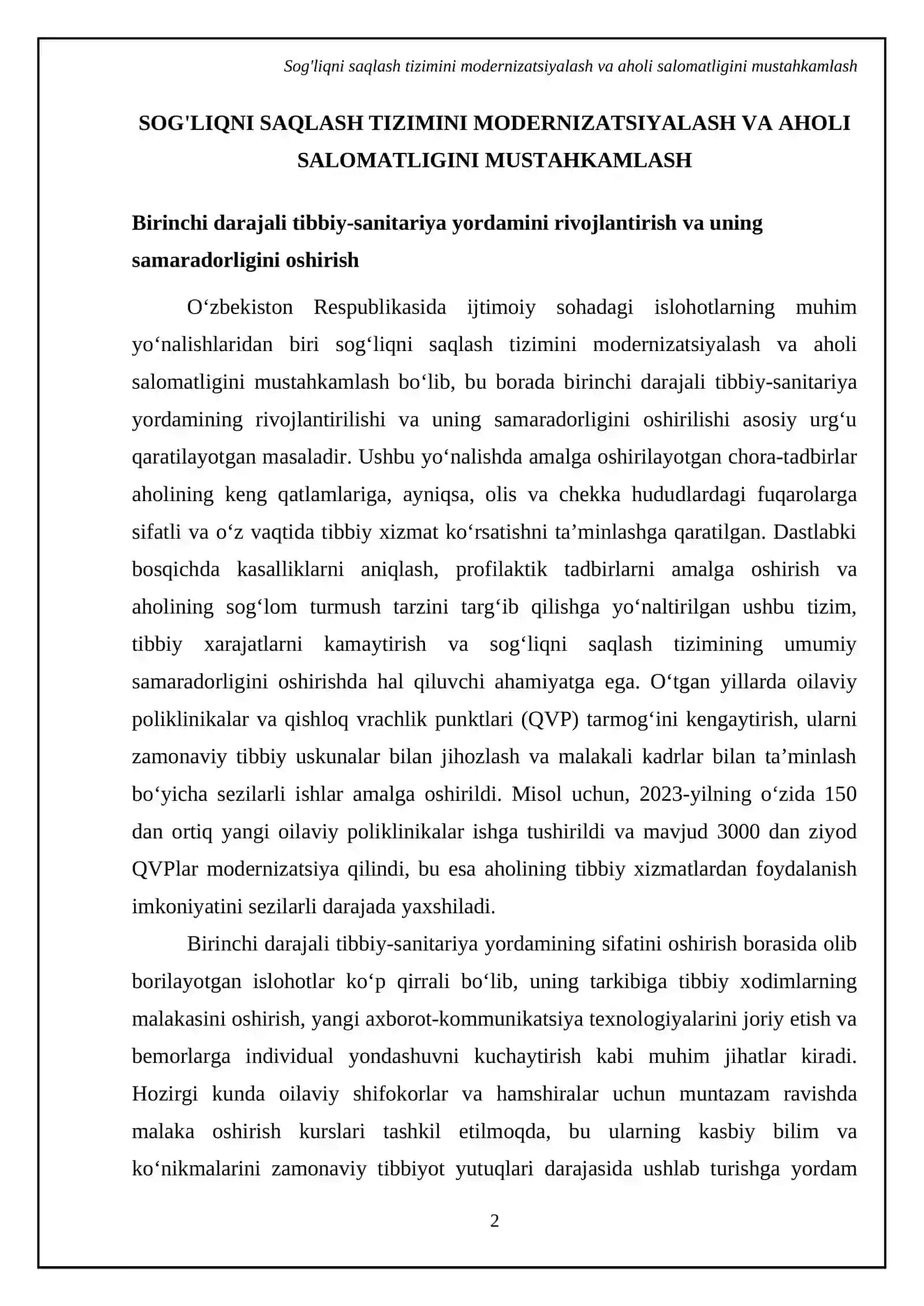 Ozbekiston respublikasida ijtimoiy sohadagi islohotlar 4