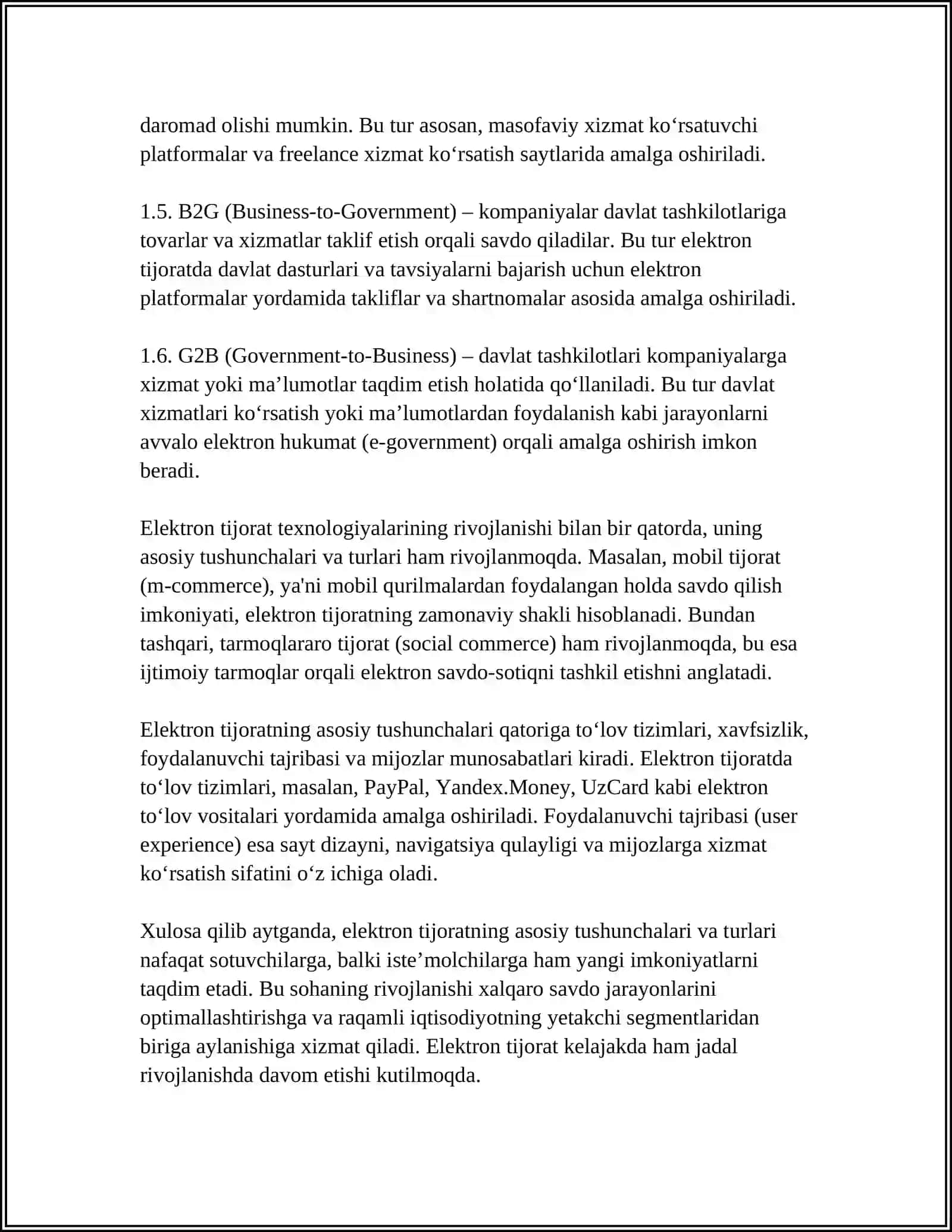 ELEKTRON BIZNES VA ELEKTRON TIJORAT 4