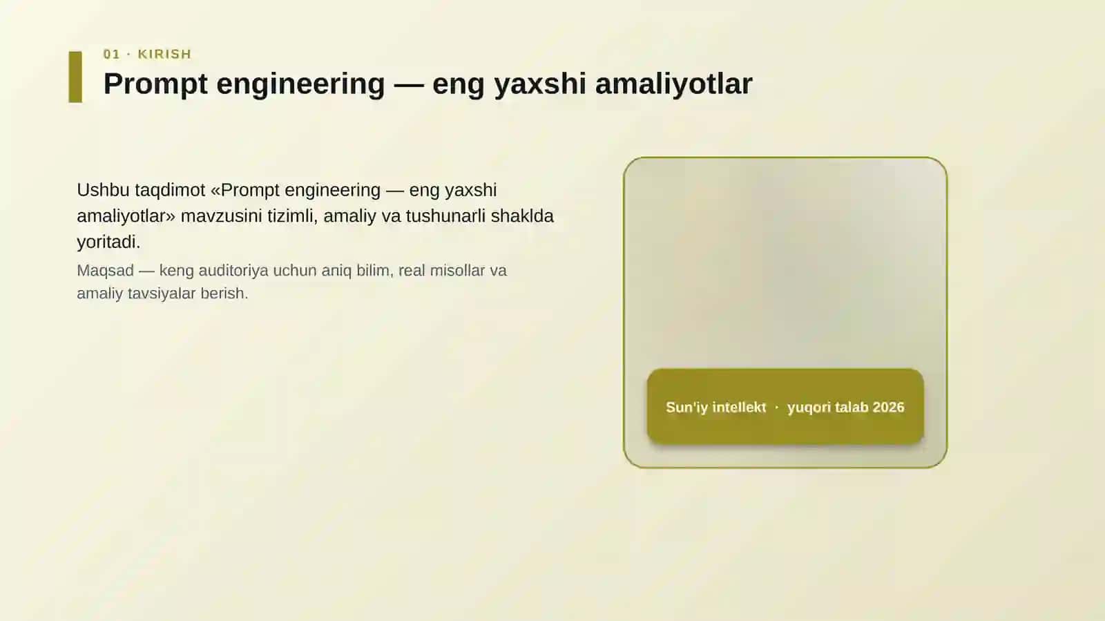 Prompt engineering — eng yaxshi amaliyotlar 4