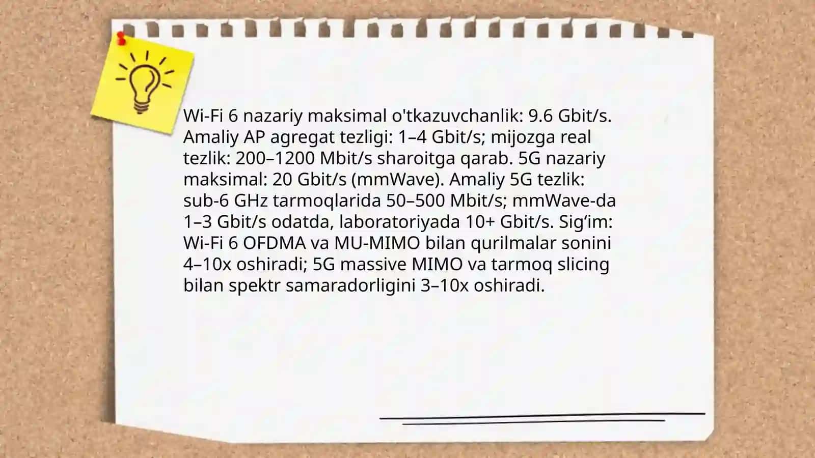 Wi fi 6 va 5G texnologiyalarining imkoniyatlari va qo'llanilishi 4